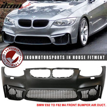 Load image into Gallery viewer, Fits 11-13 E92 LCI M4 Polypropylene Front Bumper Air Duct Mesh Grille