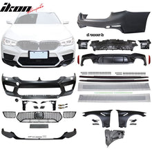 Load image into Gallery viewer, 2017-2020 BMW G30 to M5 Style Front Rear Bumpers Side Skirts Fenders
