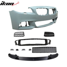 Load image into Gallery viewer, 2011-2016 BMW F10 LCI 5 Series MP Style Grey Front Bumper Cover PP