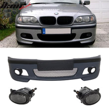 Load image into Gallery viewer, Fits 99-05 BMW E46 M Tech Msport Front Bumper PP + Fog Lights