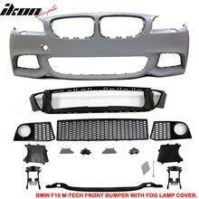 Load image into Gallery viewer, Fits 11-16 5-Series F10 M-T Msport Front Bumper Fog Cover Conversion