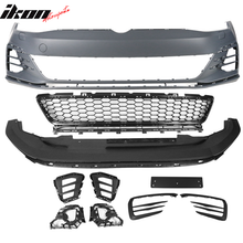 Load image into Gallery viewer, 2017-2019 VW Golf MK7 7.5 GTI Front Bumper Kit w/ Fog Lights Grille