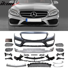 Load image into Gallery viewer, Fits 15-18 Benz C-Class W205 Front Bumper - PP