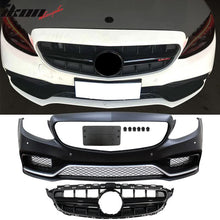 Load image into Gallery viewer, 2015-2018 Mercedes-Benz W205 C Class C63 Front Bumper w/ Upper Grille