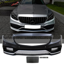 Load image into Gallery viewer, Fits 15-18 Benz W205 C-Class C63 PP Front Bumper Kit