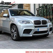 Load image into Gallery viewer, 2010-2013 E70 LCI X5M Style Unpainted Black Front Bumper Conversion PP