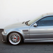 Load image into Gallery viewer, Fits 02-04 BMW E46 4D M3 Metal Fenders + Chrome Side Vent