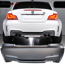 Load image into Gallery viewer, 2007-2013 BMW E82 E88 128i 135i 1Series 1M Style Rear Bumper Cover PP