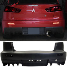 Load image into Gallery viewer, 2008-2015 Mitsubishi Lancer EVO 1 Outlet Rear Bumper Conversion PP