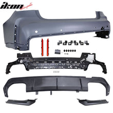 Load image into Gallery viewer, 2019-2023 BMW G20 M3 Style Rear Bumper Cover for Retangular Tips