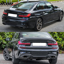 Load image into Gallery viewer, 2019-2022 BMW 3 Series G20 Sedan M340 Style Black Rear Bumper Cover