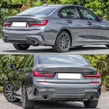 Load image into Gallery viewer, 2019-2022 BMW 3 Series G20 Sedan M-Tech Style Black Rear Bumper Cover