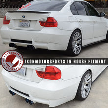 Load image into Gallery viewer, 2006-2011 BMW E90 M3 Style Twin Outlets Unpainted Rear Bumper Cover