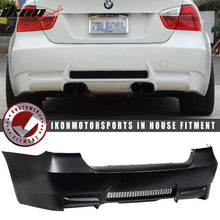Load image into Gallery viewer, 2006-2011 BMW E90 M3 Style Twin Outlets Unpainted Rear Bumper Cover