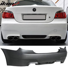 Load image into Gallery viewer, 2004-2009 BMW E60 E61 5-Series M5 Style Rear Bumper Cover Conversion