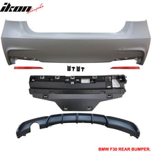 Load image into Gallery viewer, 2012-2018 BMW 320i M-P Style Single Outlet Rear Bumper Conversion PP
