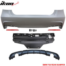 Load image into Gallery viewer, 2012-2018 BMW F30 335i MP Single Muffler Twin Outlet Rear Bumper Cover