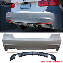 Load image into Gallery viewer, 2012-2018 BMW F30 335i MP Single Muffler Twin Outlet Rear Bumper Cover