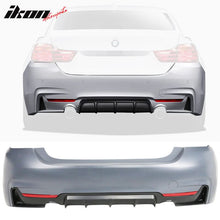 Load image into Gallery viewer, 2014-2020 BMW F32 435i M-P Style Dual Outlet Rear Bumper Conversion PP