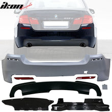 Load image into Gallery viewer, 2011-2016 BMW 5 F10 MTech Style Twin Outlet Rear Bumper Conversion