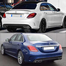 Load image into Gallery viewer, 2015-2018 Mercedes-Benz W205 C Class Rear Bumper Cover w/ Muffler Tip