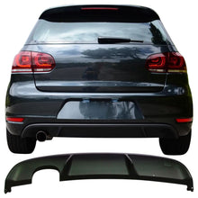 Load image into Gallery viewer, 2010-2014 VW Golf MK6 Rear Bumper Diffuser Single Muffler Outlet