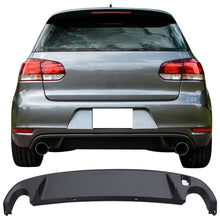 Load image into Gallery viewer, 2010-2014 VW Golf 6 MK6 Twin Muffler Outlet Rear Bumper Diffuser