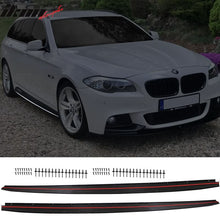 Load image into Gallery viewer, 2011-2016 BMW F10 5 Series M-Performance Style Black Side Skirts PP