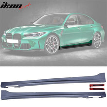 Load image into Gallery viewer, 2019-2023 BMW G20 M3 Style Bumper for Round Tips&amp;Side Skirt w/ Light