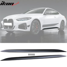 Load image into Gallery viewer, 2021-2025 BMW G22 G23 M-Performance Black Front Rear Lip + Side Skirts