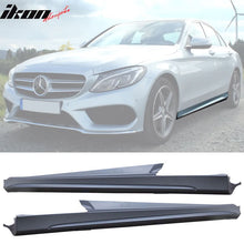 Load image into Gallery viewer, 2015-2019 Benz C-Class W205 AMG Style 2PCS Side Skirts Extension PP