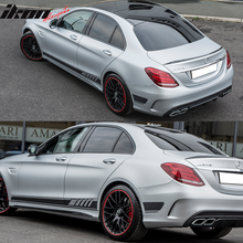 Load image into Gallery viewer, 2015-2018 Benz W205 C-Class C63 AMG Style Unpainted Side Skirts PP