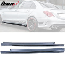 Load image into Gallery viewer, 2015-2018 Benz W205 C-Class C63 AMG Style Unpainted Side Skirts PP