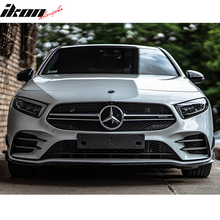 Load image into Gallery viewer, 2020-2022 Benz W177 A35 AMG Front Bumper Lip with Chrome Moulding PP
