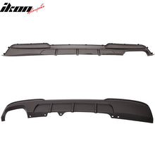 Load image into Gallery viewer, 2011-2016 BMW F10 MP Style Rear Bumper Lip Diffuser Single Outlet PP