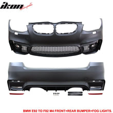 Load image into Gallery viewer, Fits 11-13 E92 E93 2Dr LCI M4 Conversion Front+Rear Bumper Kit PP