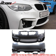 Load image into Gallery viewer, Fits 11-13 E92 E93 2Dr LCI M4 Conversion Front+Rear Bumper Kit PP