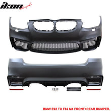 Load image into Gallery viewer, Fits 11-13 E92 E93 LCI M4 Conversion Front+Rear Bumper Polypropylene