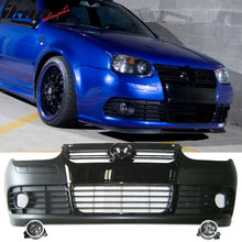 Load image into Gallery viewer, 1999-2004 VW Golf MK4 R32 Style Front Bumper w/ Foglight Lamp