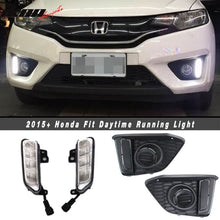 Load image into Gallery viewer, 2015-2016 Honda Fit Jazz USDM DRL LED Daytime Running Light Fog Lamp