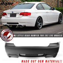 Load image into Gallery viewer, 2007-2013 BMW 328i 335i E92 3 Series M3 Style Rear Bumper Conversion