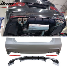Load image into Gallery viewer, 2012-2018 BMW F30 3 Series MP Style Diffuser Twin Muffler Rear Bumper