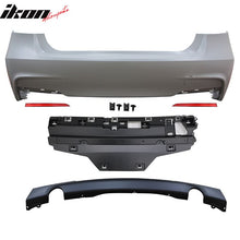 Load image into Gallery viewer, 2012-2018 BMW F30 3 Series MT M Sport Rear Bumper Cover Diffuser Sedan