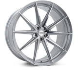 Vossen HFX-2 20x10.5 - 5x112 - ET25 - Deep - 66.5 - Silver Polished Wheel