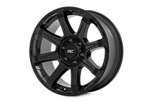 Load image into Gallery viewer, Rough Country 81 Series Wheel | One-Piece | Semi Gloss Black | 20x10 | 6x135 | -25mm