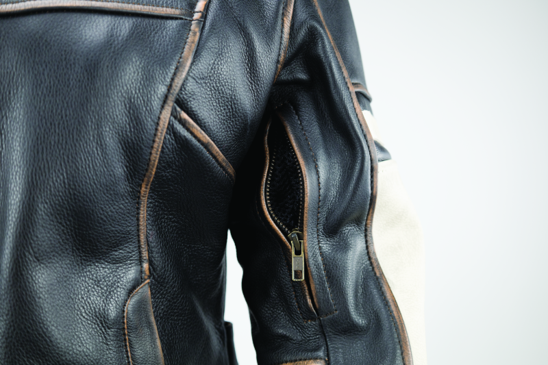 Kuryakyn By River Road Dame Vintage Leather Jacket Black Womens - Small