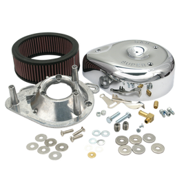 S&S Cycle 84-92 BT/86-90 Sportster Models Teardrop Chrome Air Cleaner Cover for S&S Super E/G Carb