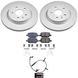 Power Stop 2020 Cadillac CT6 Rear Z17 Coated Brake Kit