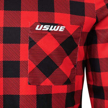 Load image into Gallery viewer, USWE Flannel Long Sleeve Lightweight Off-Road Jersey Flame Red - XL