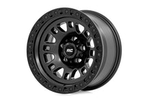 Load image into Gallery viewer, Rough Country 82 Series Wheel | One-Piece | Semi Gloss Black | 18x9 | 6x5.5 | -12mm